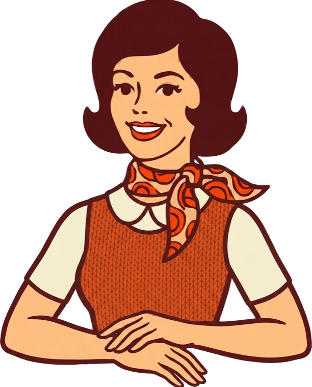 Illustration av Din mamma som hälsar välkommen